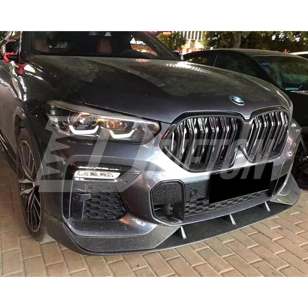 AC Style Carbon Fiber Front Lip For BMW X6 G06 2019-2023
