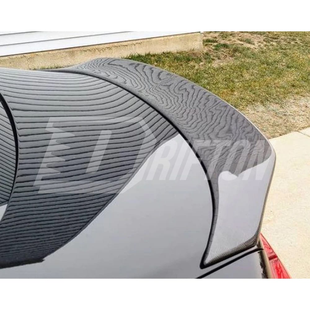CT1 Style Carbon Fiber Trunk Spoiler Rear Wing For Infiniti Q50 Q50S 2013-2024