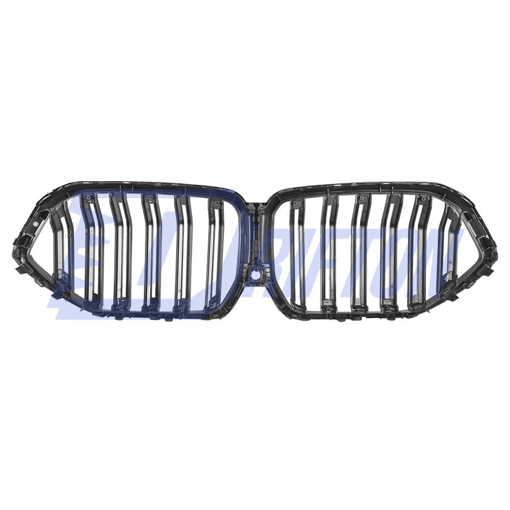 Double Slat Style Carbon Fiber Front Grill For BMW X6 G06 2019-2023