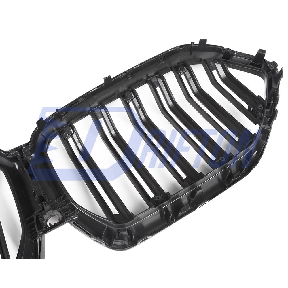 Double Slat Style Carbon Fiber Front Grill For BMW X6 G06 2019-2023