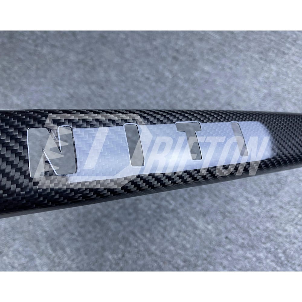 Dry Carbon Fiber Trunk Lid Cover Trim For INFINITI Q50 2018-2024