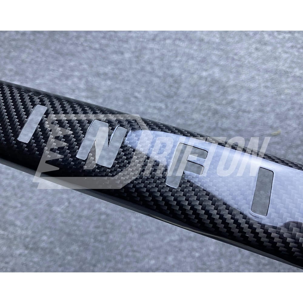 Dry Carbon Fiber Trunk Lid Cover Trim For INFINITI Q50 2018-2024