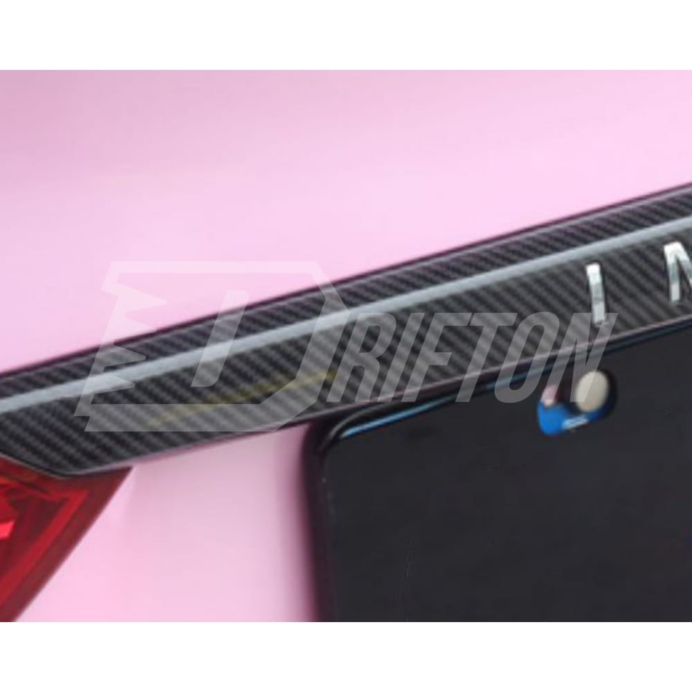 Dry Carbon Fiber Trunk Lid Lower Trim For INFINITI Q50 2013-2017