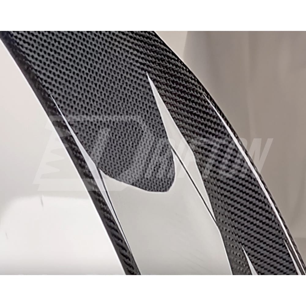 Ducktail Style Carbon Fiber Trunk Spoiler Rear Wing For Infiniti Q50 Q50S 2013-2024