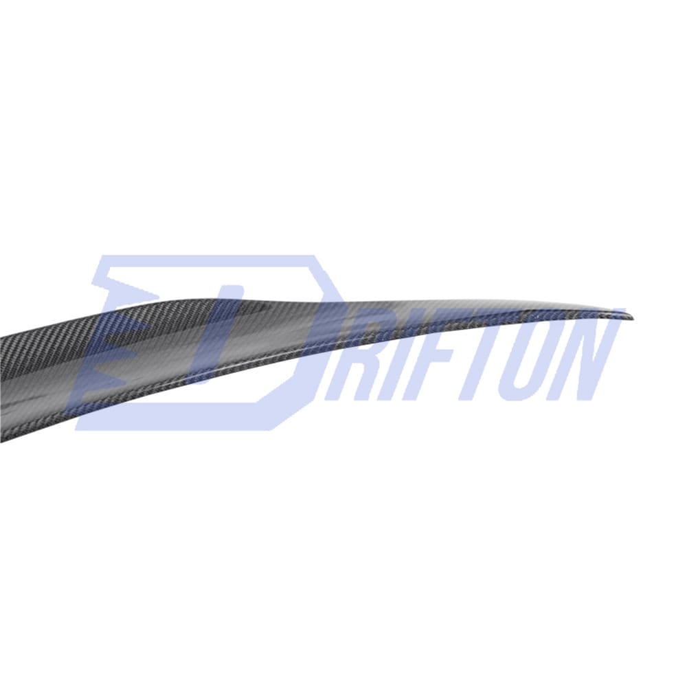 Ducktail Style Carbon Fiber Trunk Spoiler Rear Wing For Infiniti Q50 Q50S 2013-2024