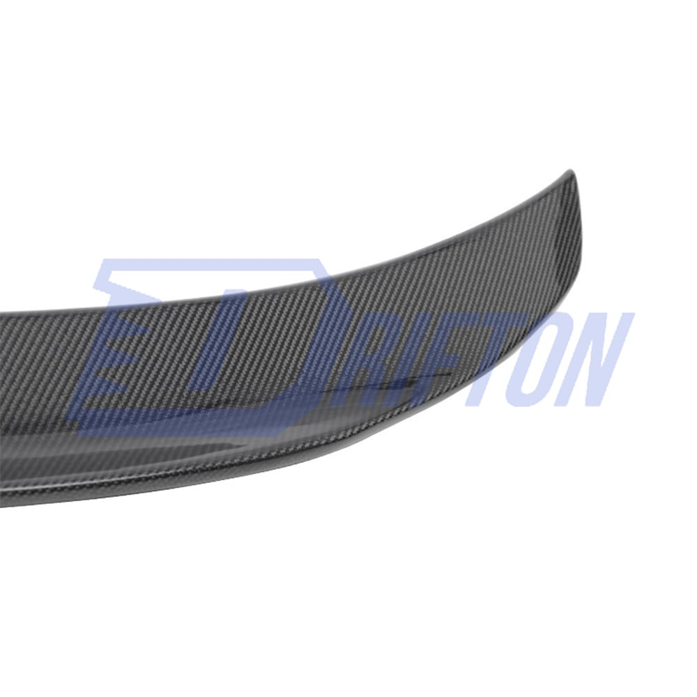 Ducktail Style Carbon Fiber Trunk Spoiler Rear Wing For Infiniti Q50 Q50S 2013-2024
