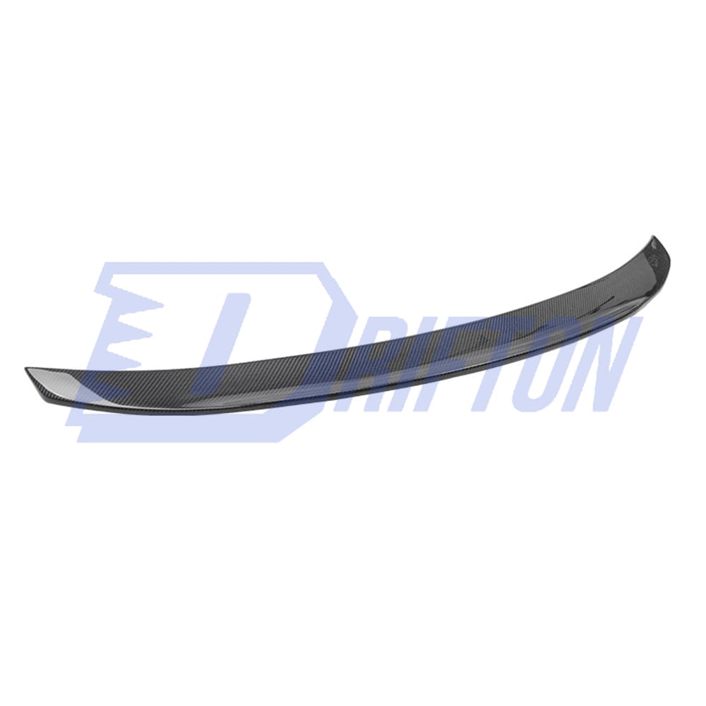 Ducktail Style Carbon Fiber Trunk Spoiler Rear Wing For Infiniti Q50 Q50S 2013-2024