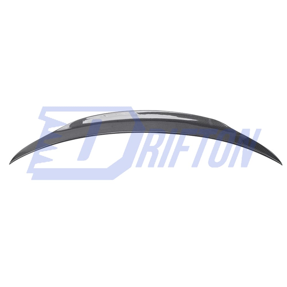 Ducktail Style Carbon Fiber Trunk Spoiler Rear Wing For Infiniti Q50 Q50S 2013-2024