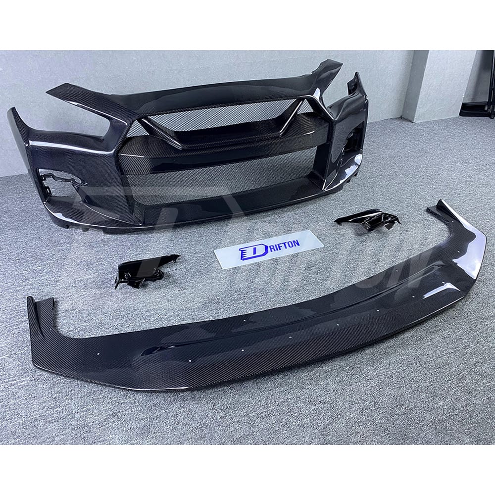 LB Style Full Carbon Fiber Front Bumper For INFINITI Q50 2013-2017