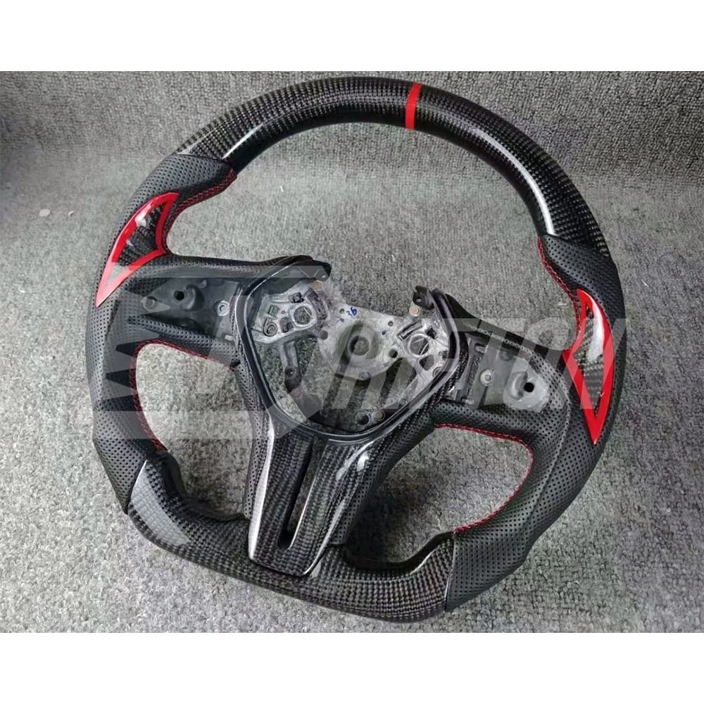 Oking V3 Style Custom Made Carbon Fiber Steering Wheel For Infiniti Q50 Q50S 2018-2024
