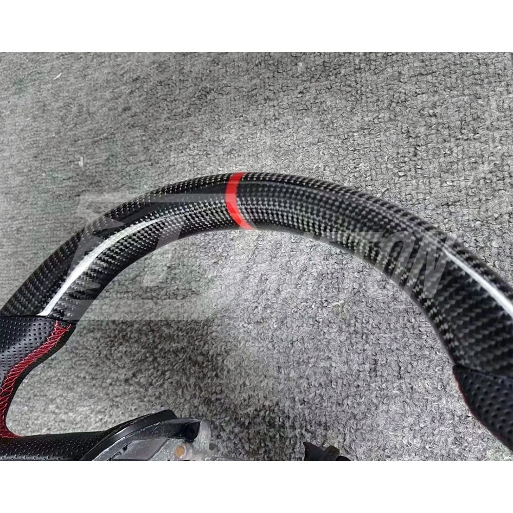 Oking V3 Style Custom Made Carbon Fiber Steering Wheel For Infiniti Q50 Q50S 2018-2024