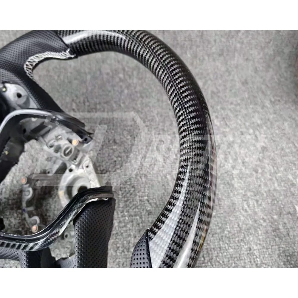 Oking V3 Style Custom Made Carbon Fiber Steering Wheel For Infiniti Q50 Q50S 2018-2024