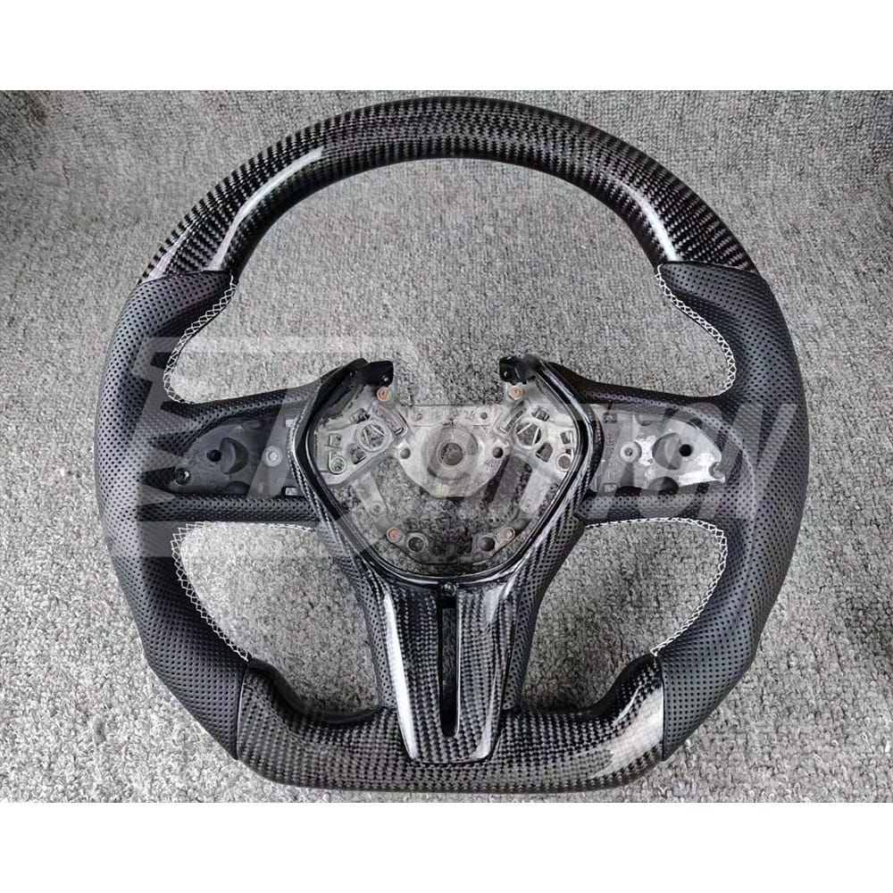 Oking V3 Style Custom Made Carbon Fiber Steering Wheel For Infiniti Q50 Q50S 2018-2024