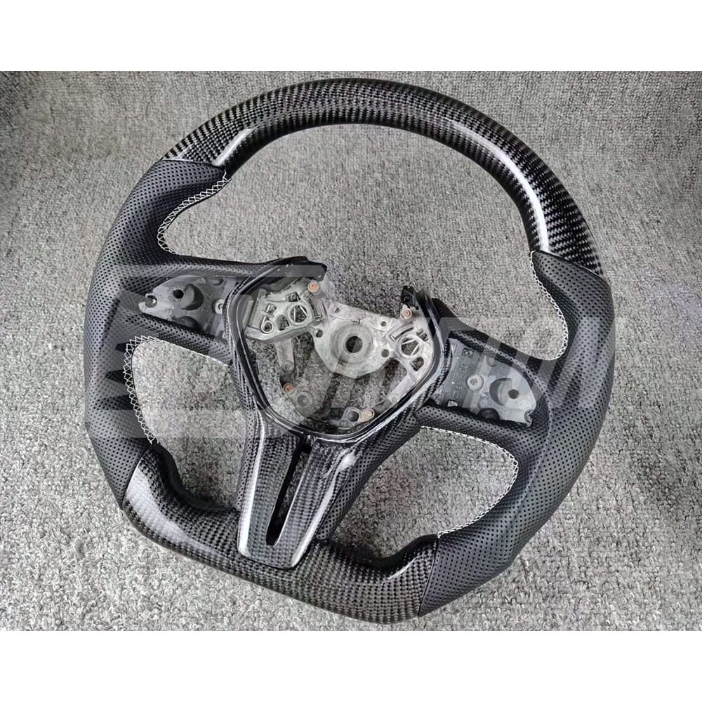 Oking V3 Style Custom Made Carbon Fiber Steering Wheel For Infiniti Q50 Q50S 2018-2024