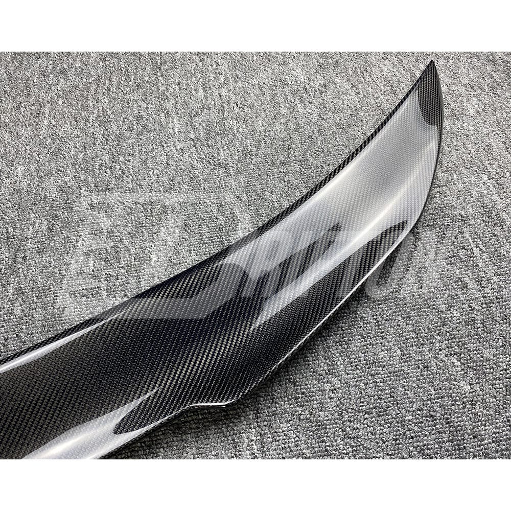 PSM Style Carbon Fiber Rear Spoiler Trunk Wing For INFINITI Q50 2013-2024