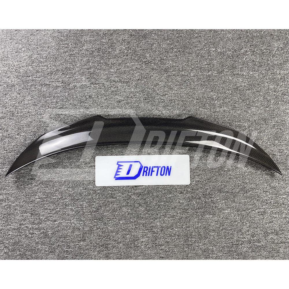 PSM Style Carbon Fiber Rear Spoiler Trunk Wing For INFINITI Q50 2013-2024