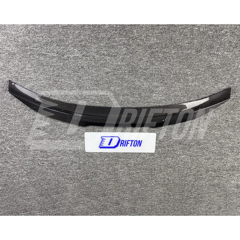 PSM Style Carbon Fiber Rear Spoiler Trunk Wing For INFINITI Q50 2013-2024
