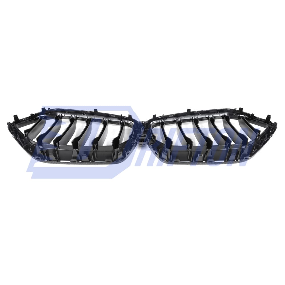 Single Slat Style Carbon Fiber Front Grill For BMW X6 G06 2019-2023