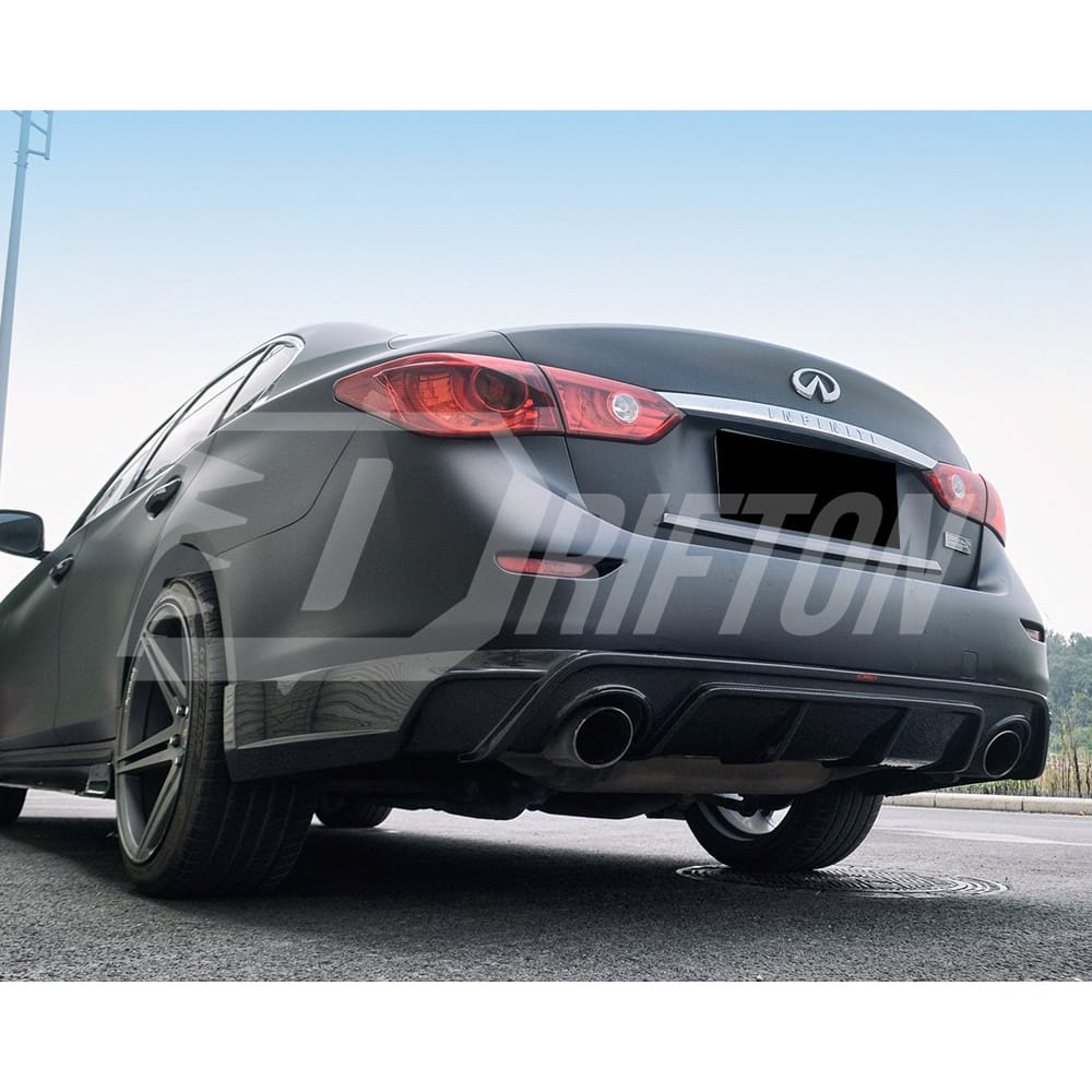 CMST Style Carbon Fiber Side Skirt For Infiniti Q50 2013-2024