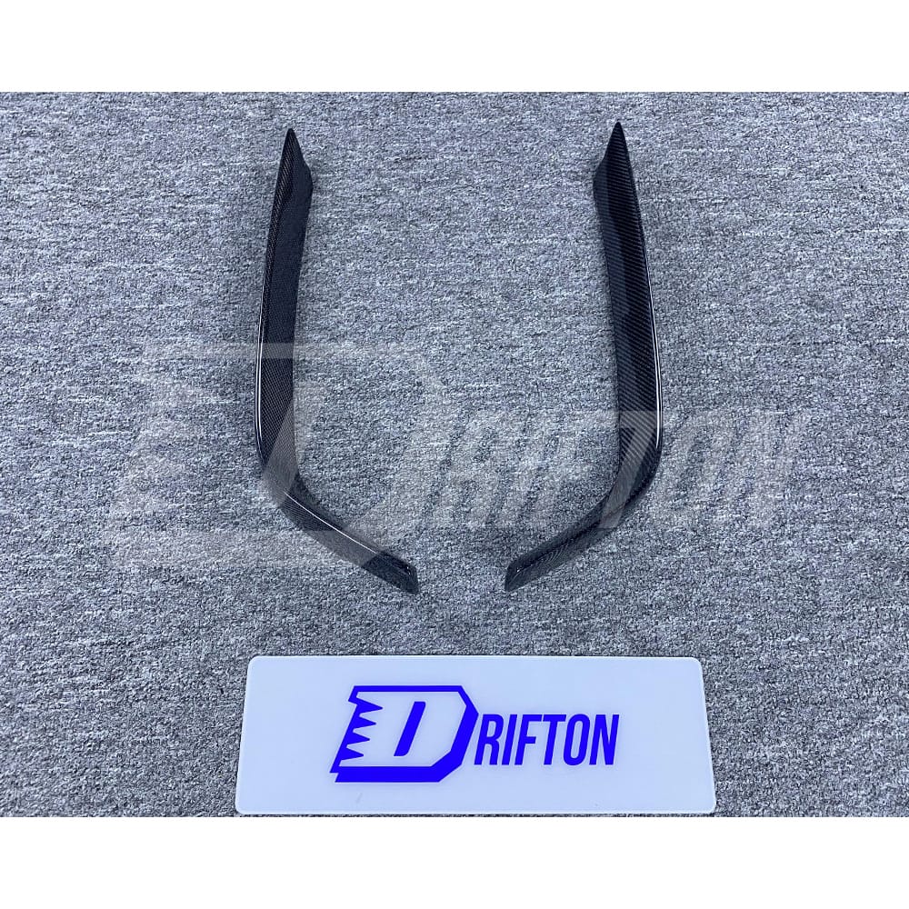 A Style Carbon Fiber Front Bumper Vent Trim For Alfa Romeo Giulia Base Ti 2016-2023