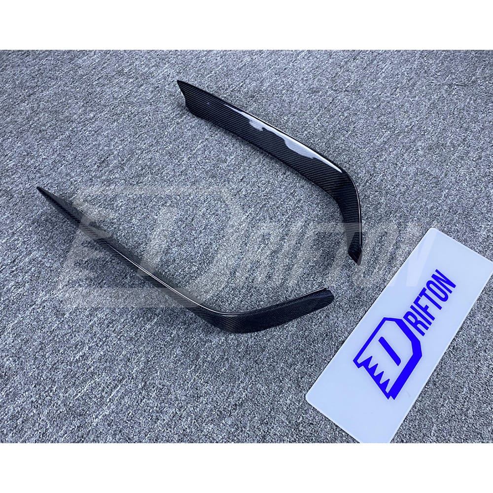 A Style Carbon Fiber Front Bumper Vent Trim For Alfa Romeo Giulia Base Ti 2016-2023
