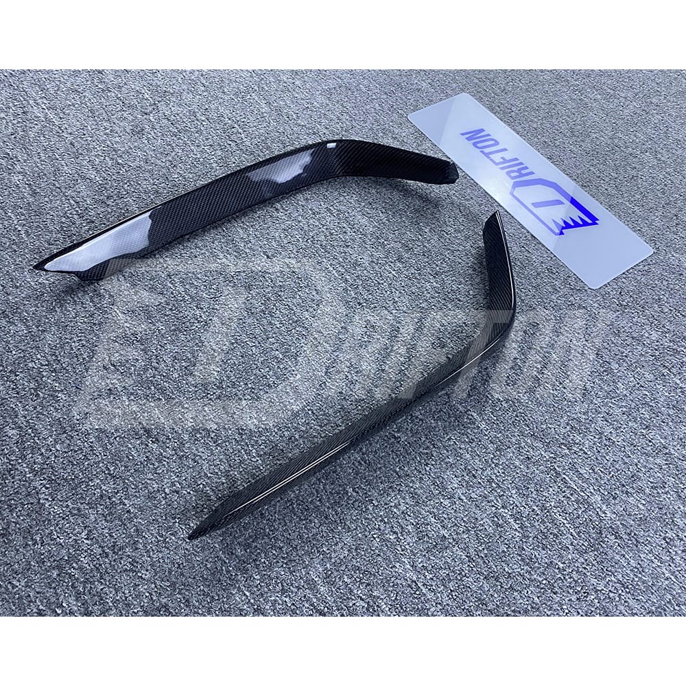 A Style Carbon Fiber Front Bumper Vent Trim For Alfa Romeo Giulia Base Ti 2016-2023