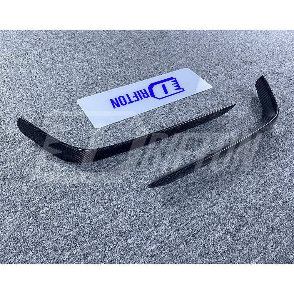 A Style Carbon Fiber Front Bumper Vent Trim For Alfa Romeo Giulia Base Ti 2016-2023