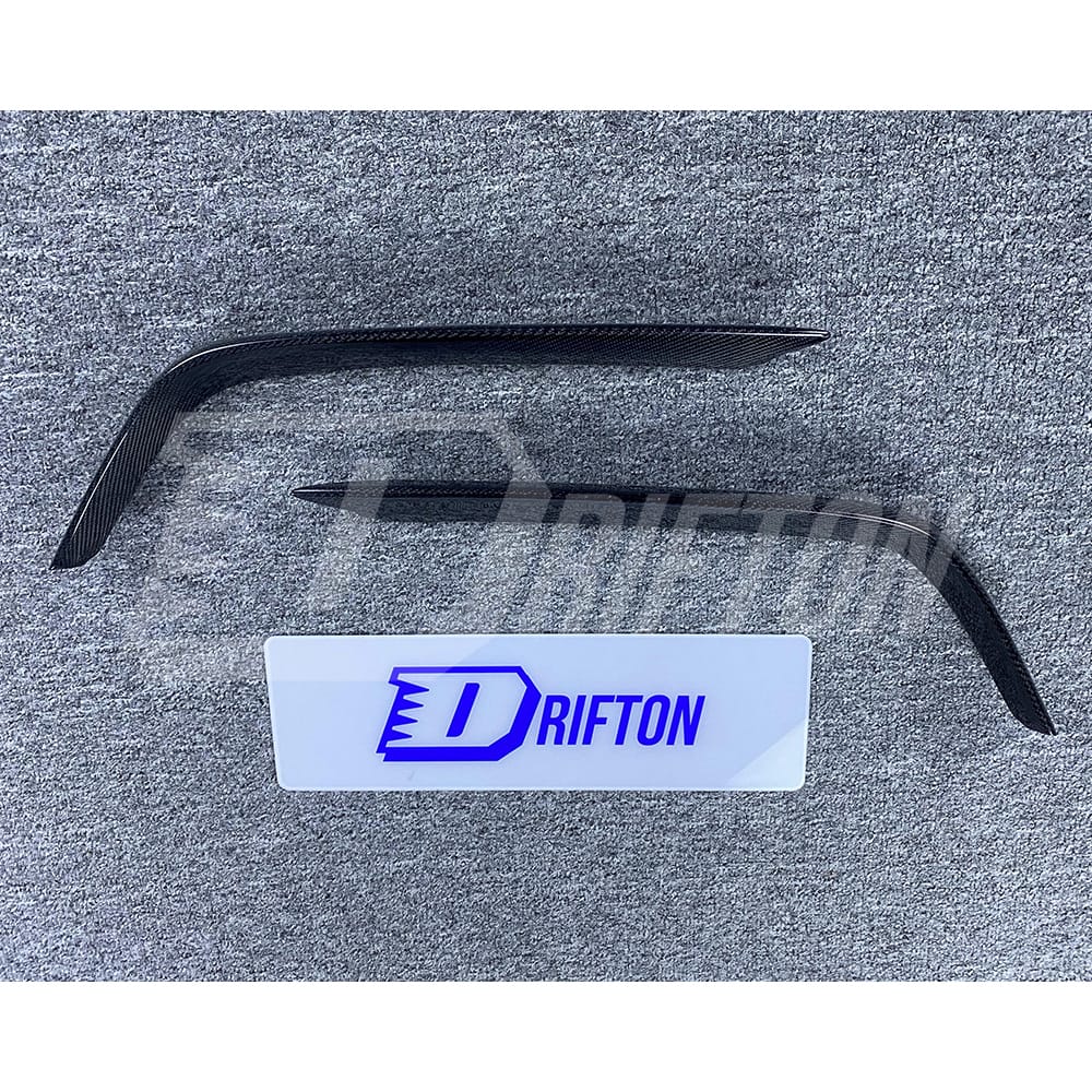 A Style Carbon Fiber Front Bumper Vent Trim For Alfa Romeo Giulia Base Ti 2016-2023