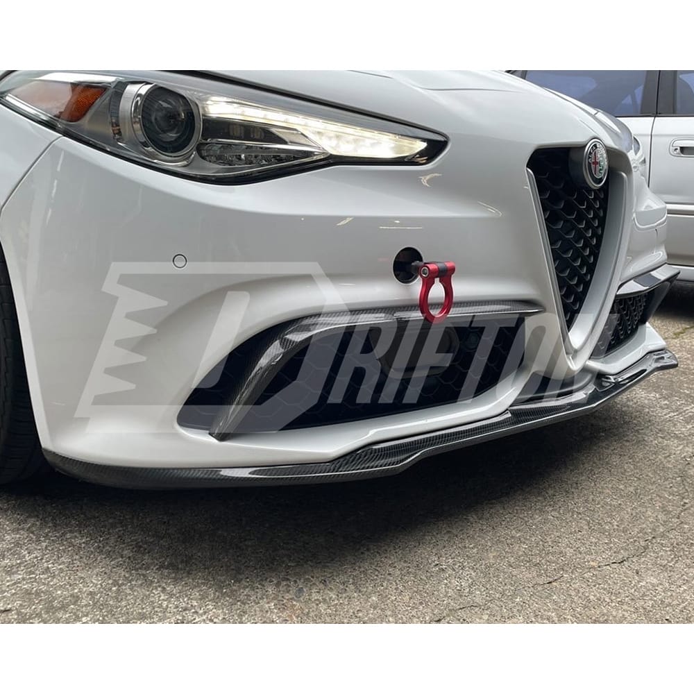 Carbon Fiber Front Lip For Alfa Romeo Giulia Sport 2016-2023