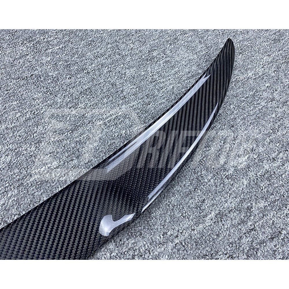 Quadrifoglio Style Dry Carbon Fiber Rear Trunk Wing Spoiler For Alfa Romeo Giulia 2016-2023