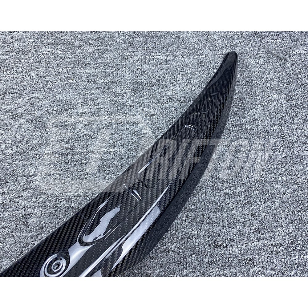Quadrifoglio Style Dry Carbon Fiber Rear Trunk Wing Spoiler For Alfa Romeo Giulia 2016-2023