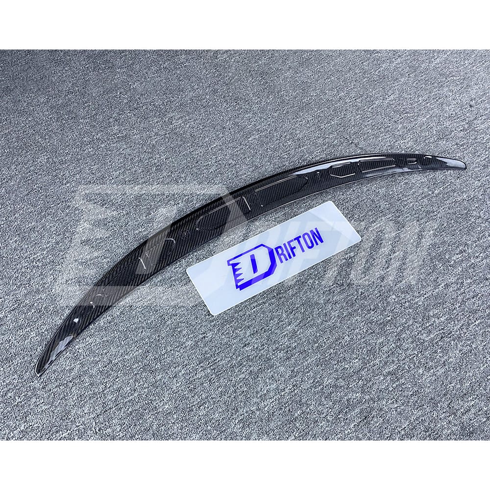 Quadrifoglio Style Dry Carbon Fiber Rear Trunk Wing Spoiler For Alfa Romeo Giulia 2016-2023