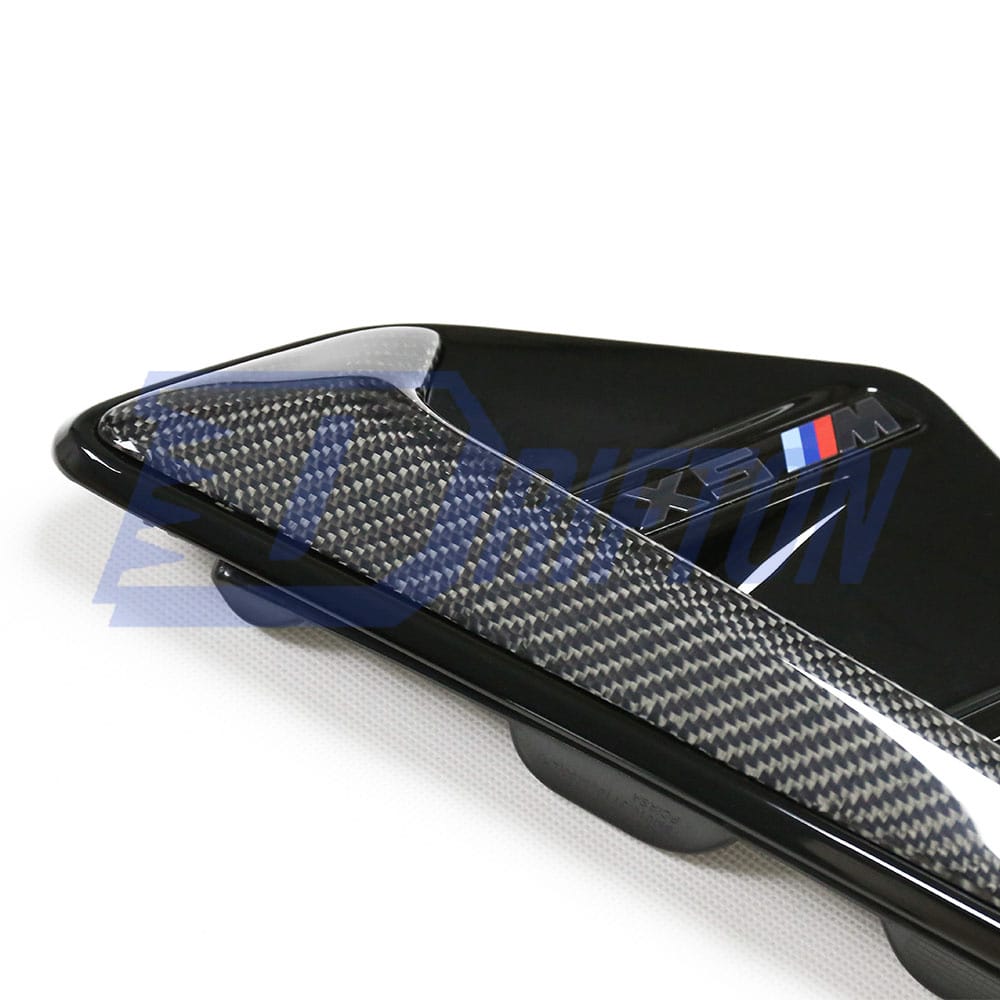 Carbon Fiber Fender Vent Trim Cover For BMW X5 G05 2019-2023