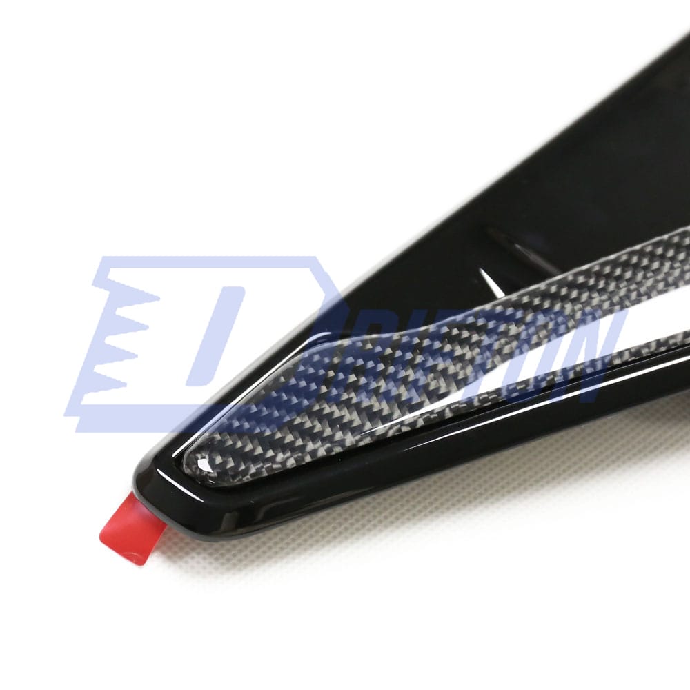 Carbon Fiber Fender Vent Trim Cover For BMW X5 G05 2019-2023