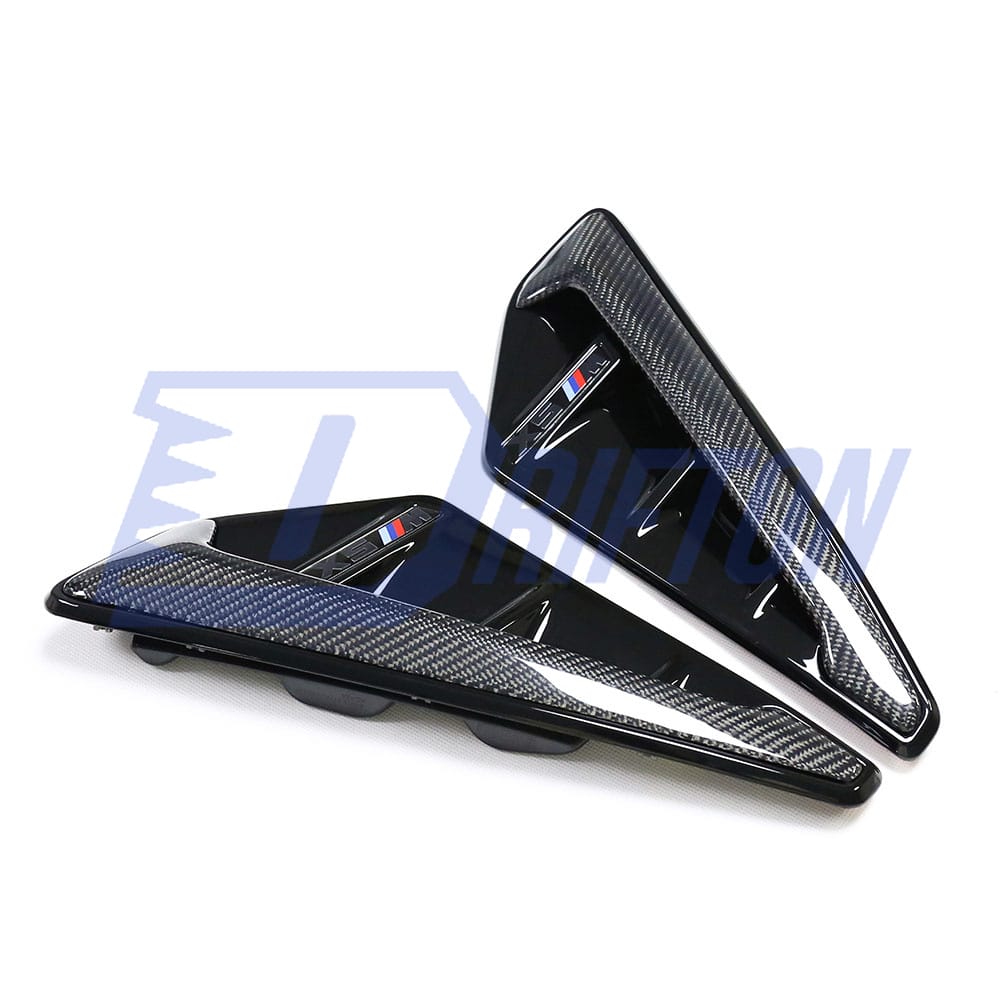 Carbon Fiber Fender Vent Trim Cover For BMW X5 G05 2019-2023