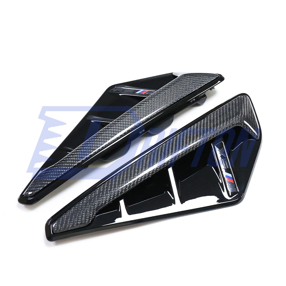 Carbon Fiber Fender Vent Trim Cover For BMW X5 G05 2019-2023