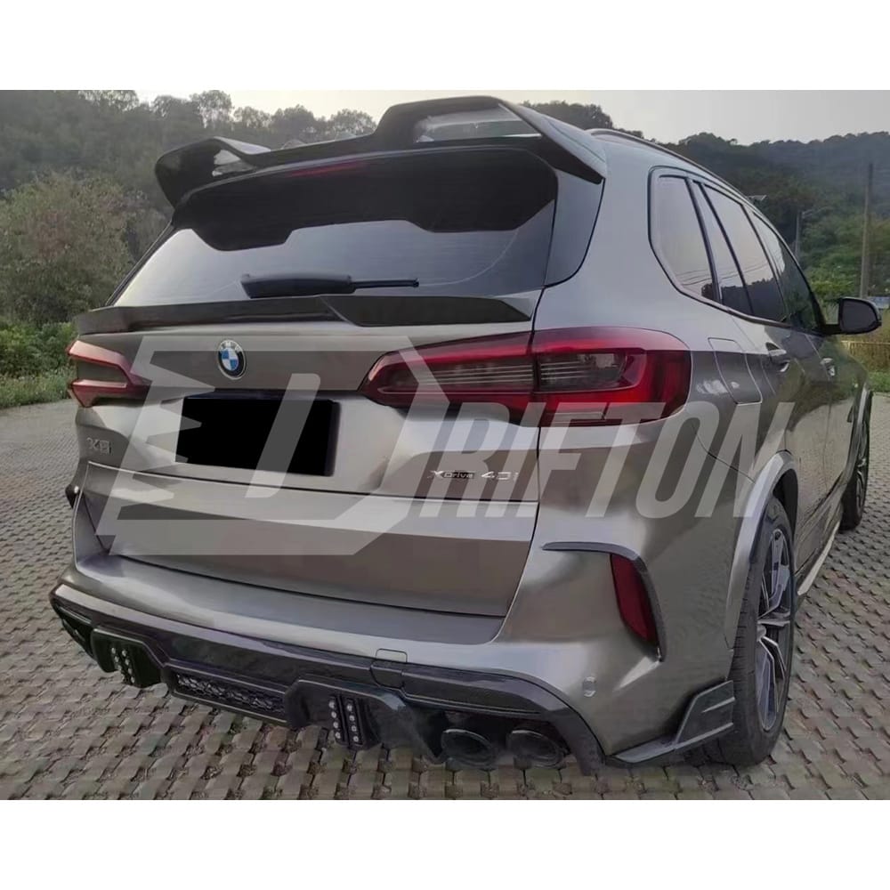 LD Style Carbon Fiber Roof Spoiler For BMW X5 G05 2019-2023