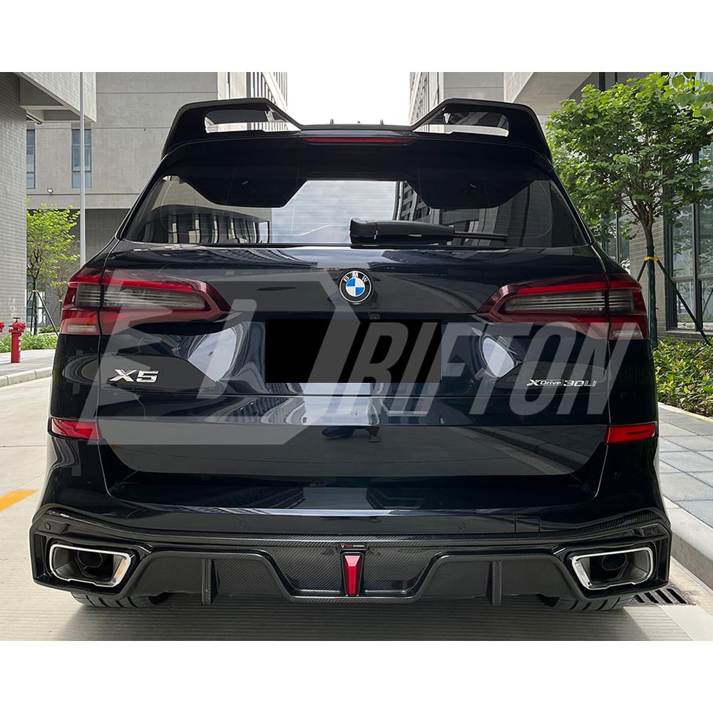 Dry Carbon Fiber Front Grille Frame For BMW X5 G05 2019-2023