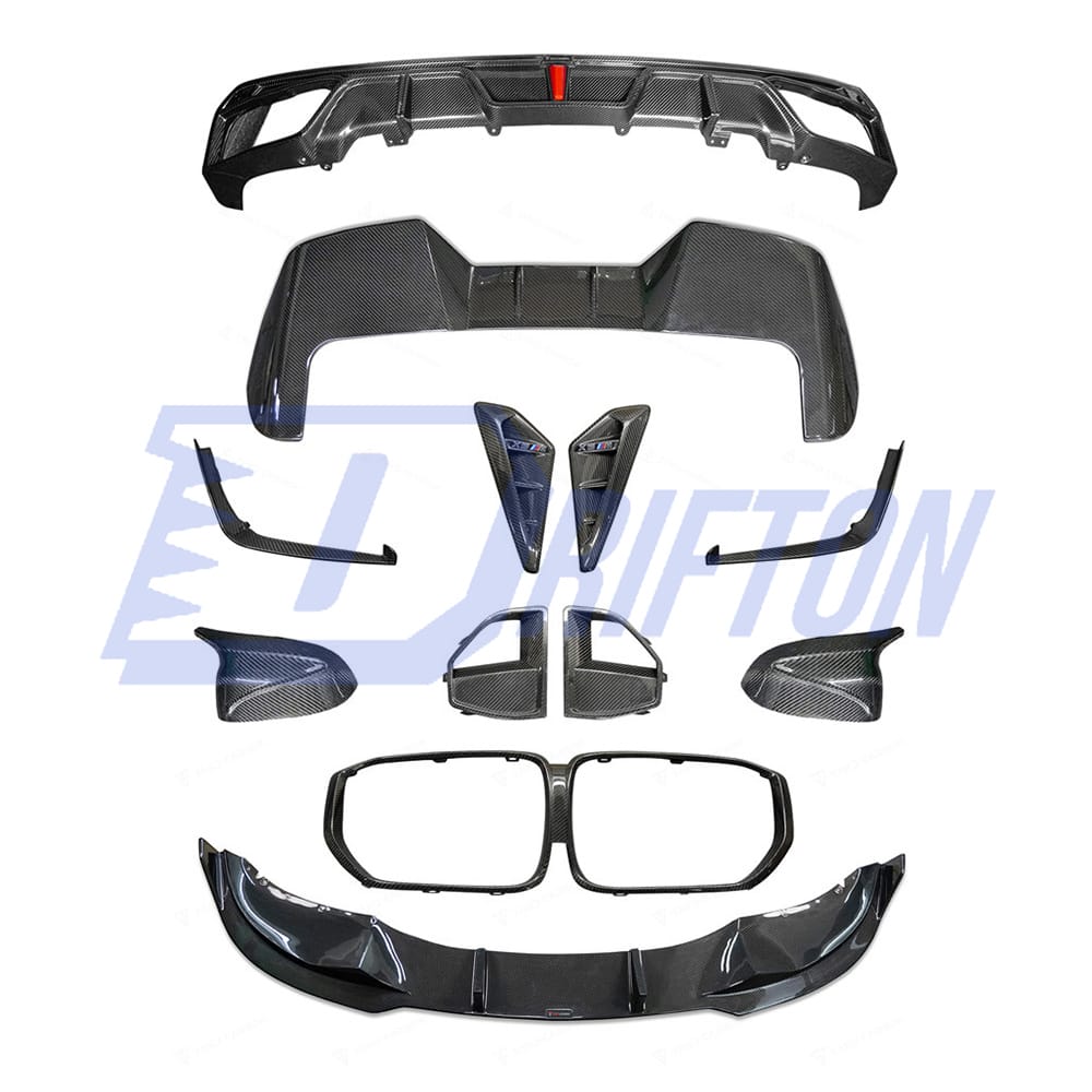 Dry Carbon Fiber Front Grille Frame For BMW X5 G05 2019-2023