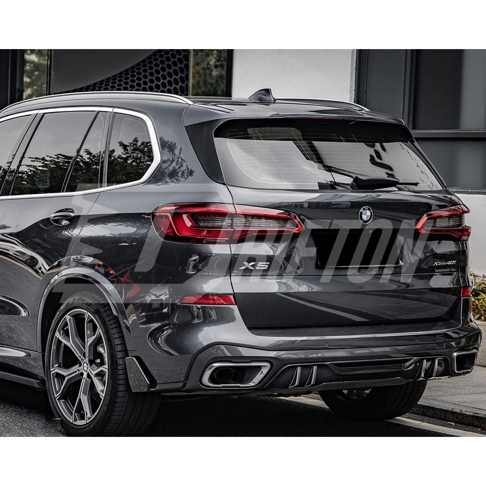 MP Style Dry Carbon Fiber Rear Diffuser For BMW X5 G05 LCI 2019-2023