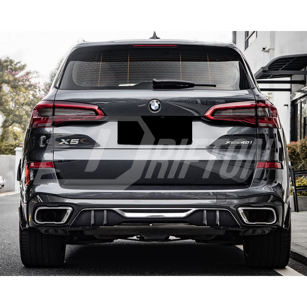 MP Style Dry Carbon Fiber Rear Diffuser For BMW X5 G05 LCI 2019-2023
