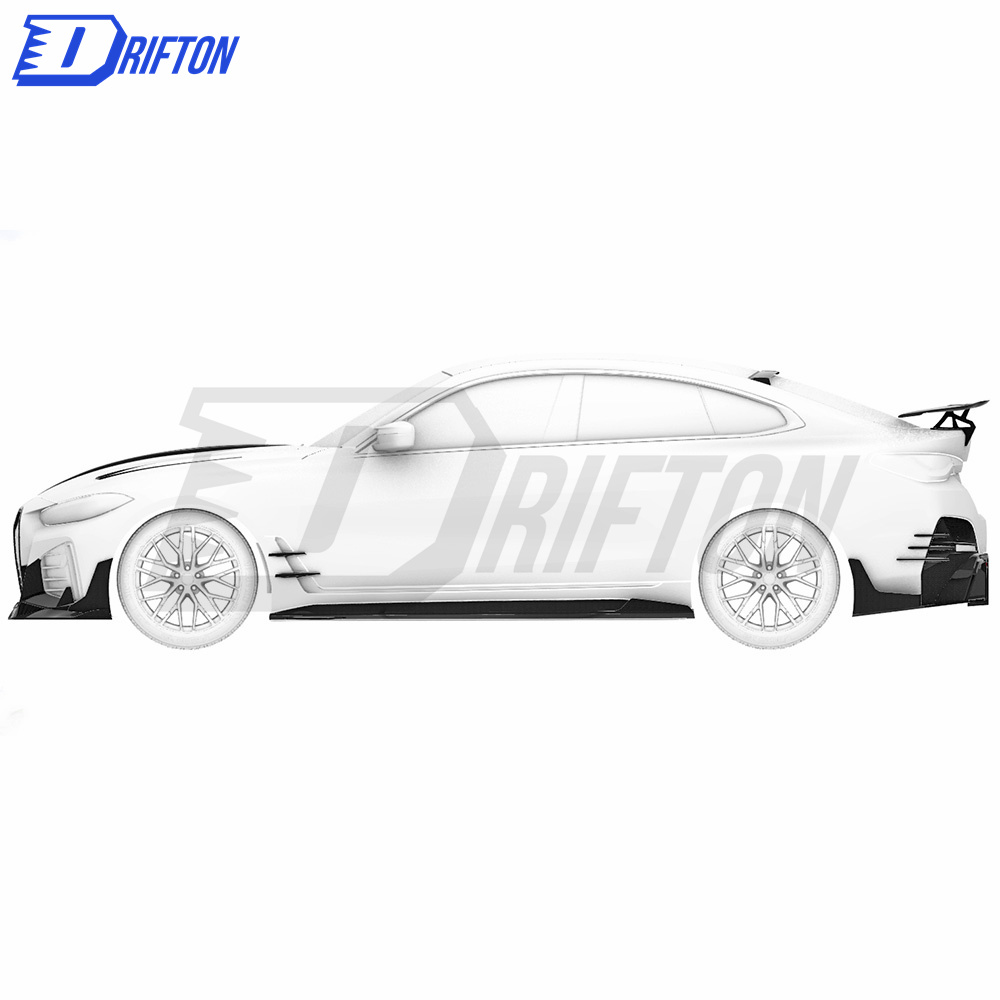 M Style Dry Carbon Fiber GT Spoiler Wing For BMW i4 2021-2024