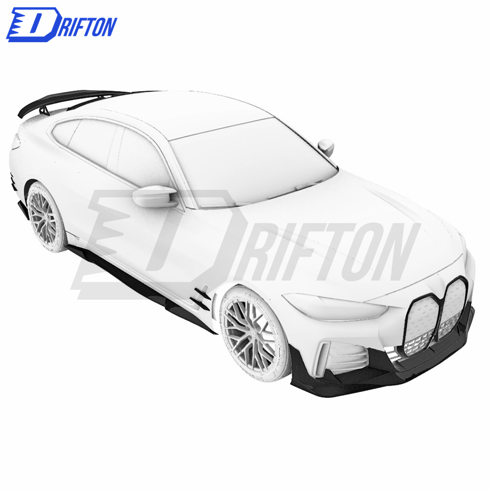 M Style Dry Carbon Fiber GT Spoiler Wing For BMW i4 2021-2024