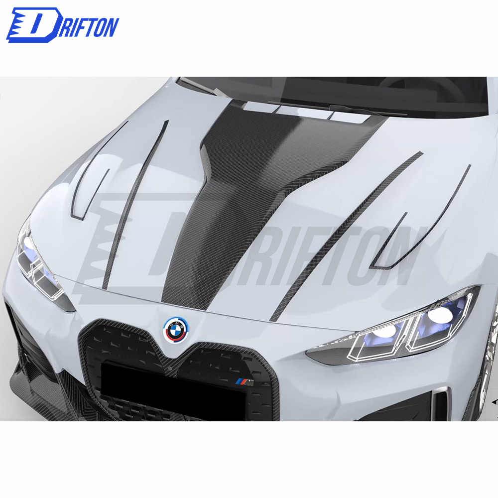 M Style Dry Carbon Fiber Trunk Spoiler For BMW i4 2021-2024