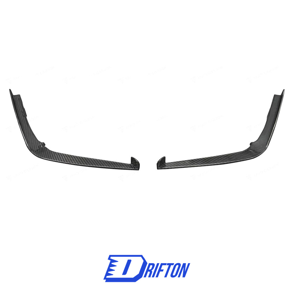 TAKD Style Dry Carbon Fiber Front Canards For BMW X5 G05 2019-2023