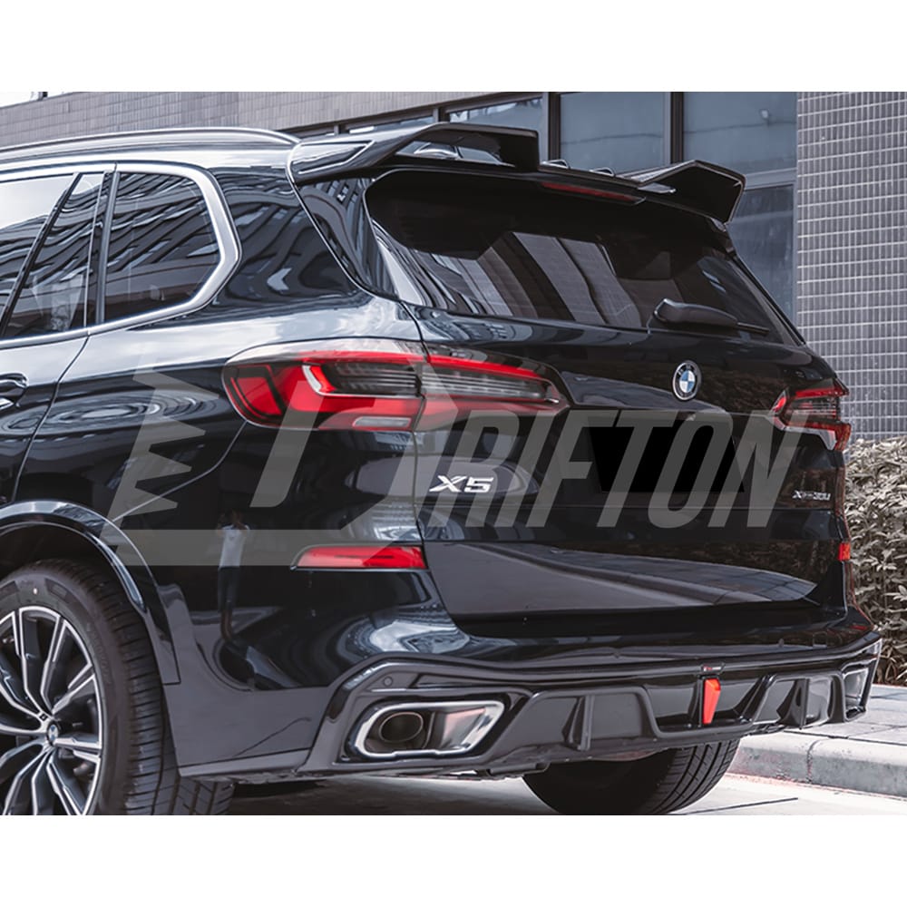 TAKD Style Dry Carbon Fiber Front Canards For BMW X5 G05 2019-2023