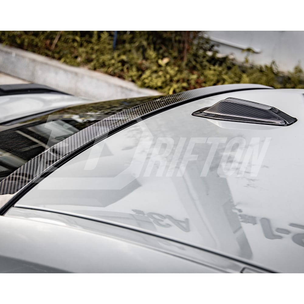 AC Style Dry Carbon Fiber Trunk Spoiler For BMW i4 2021-2024