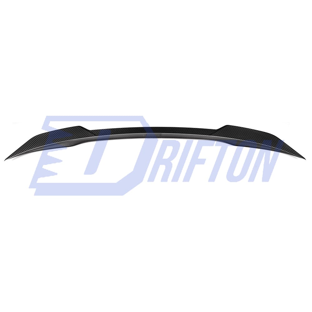 MP Style Dry Carbon Fiber Rear Trunk Spoiler Wing For BMW i4 2021-2024