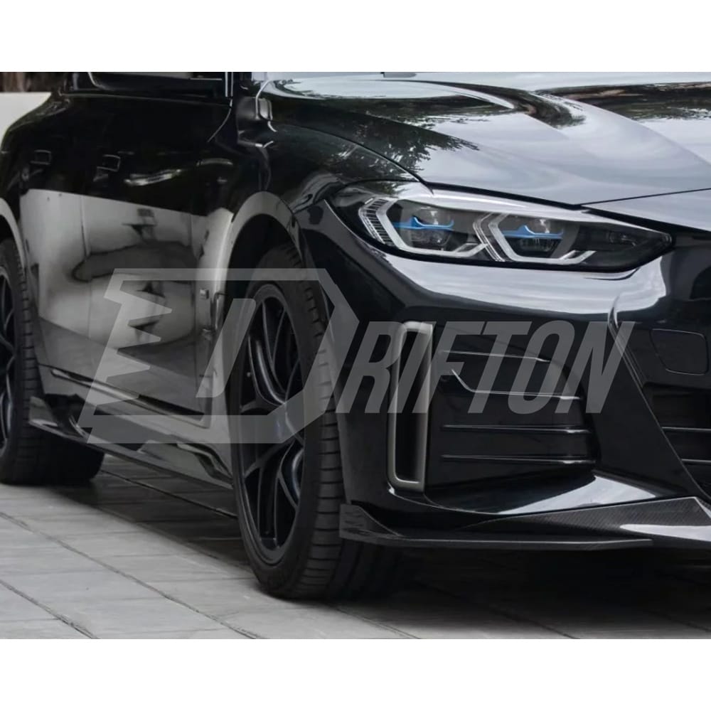 SQ Style Dry Carbon Fiber Front Lip For BMW i4 2021-2024