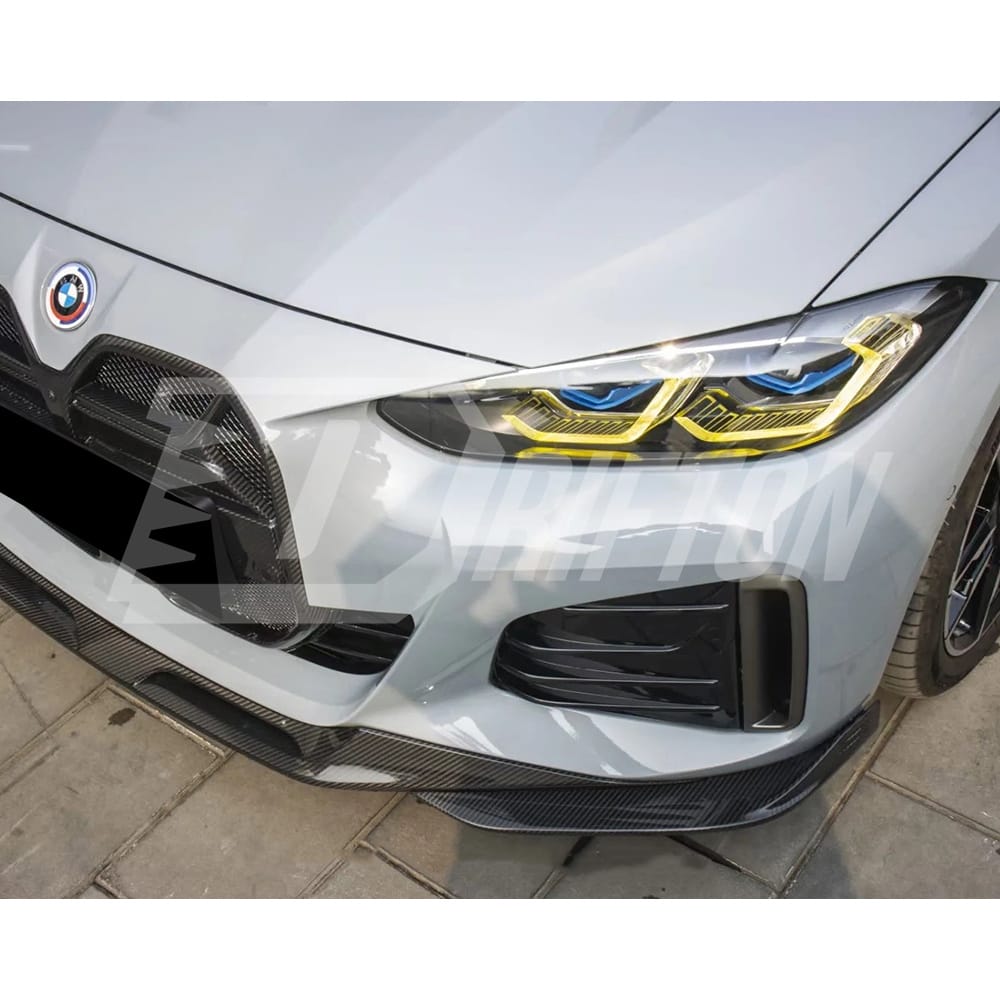 SQ Style Dry Carbon Fiber Front Lip For BMW i4 2021-2024